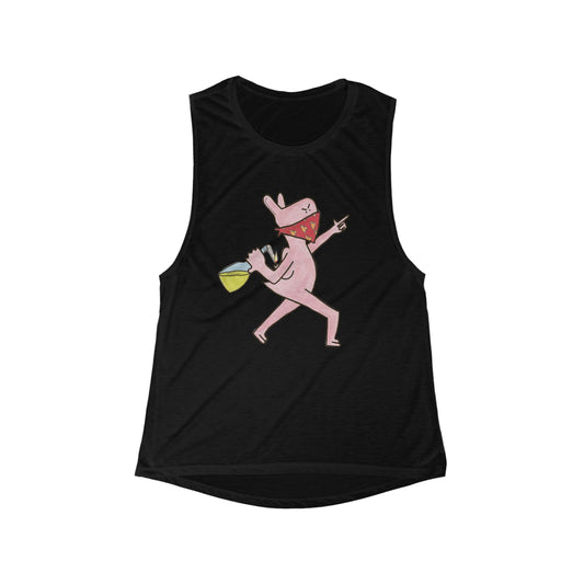 Women's Flowy Scoop Muscle Tank