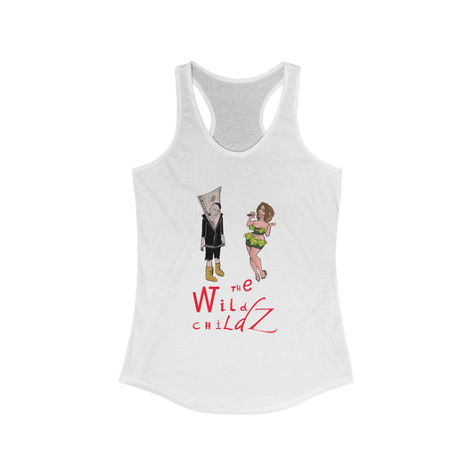 Women's Ideal Racerback Tank the wild child band gipsy punk