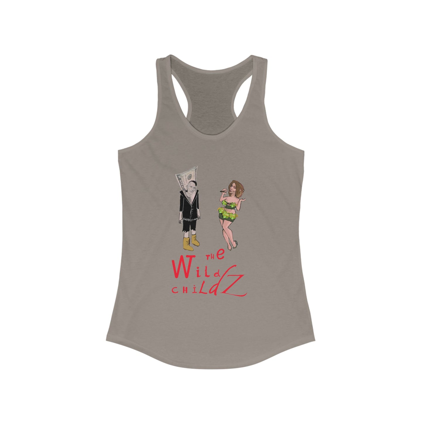 Women's Ideal Racerback Tank the wild child band gipsy punk