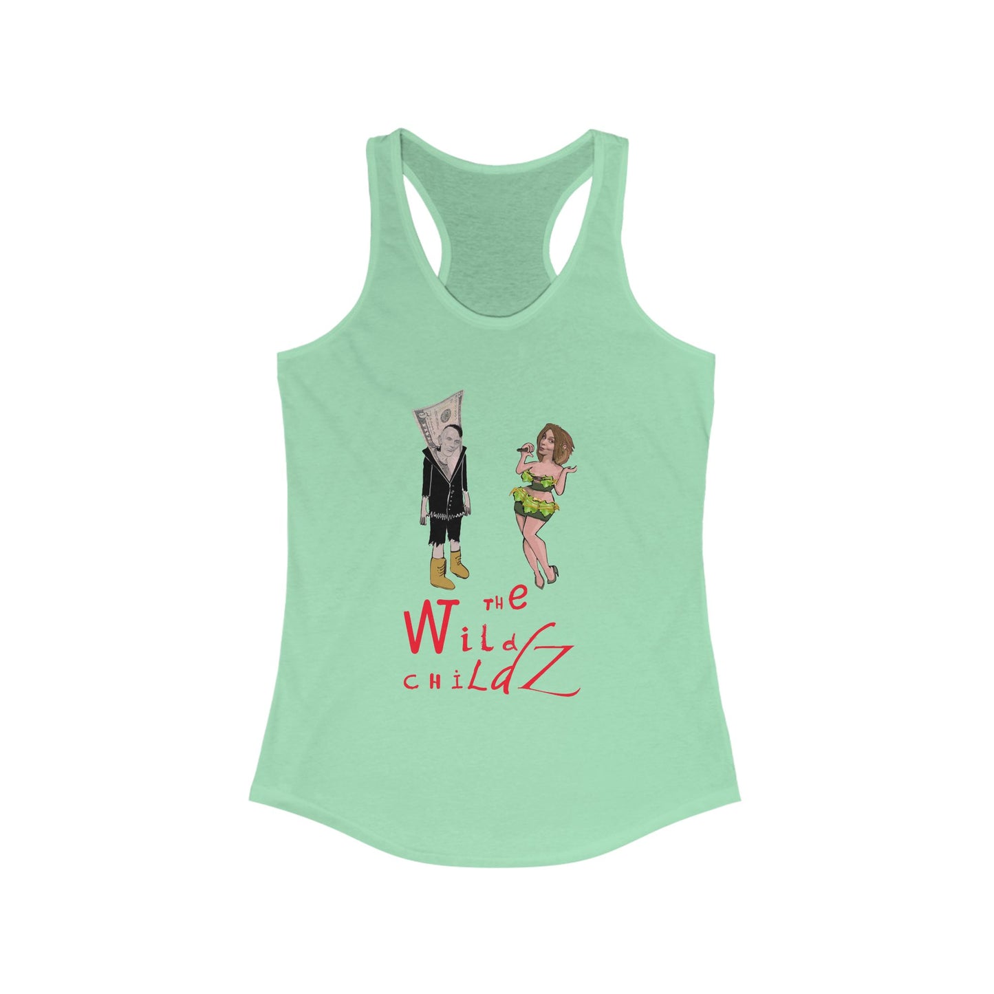 Women's Ideal Racerback Tank the wild child band gipsy punk