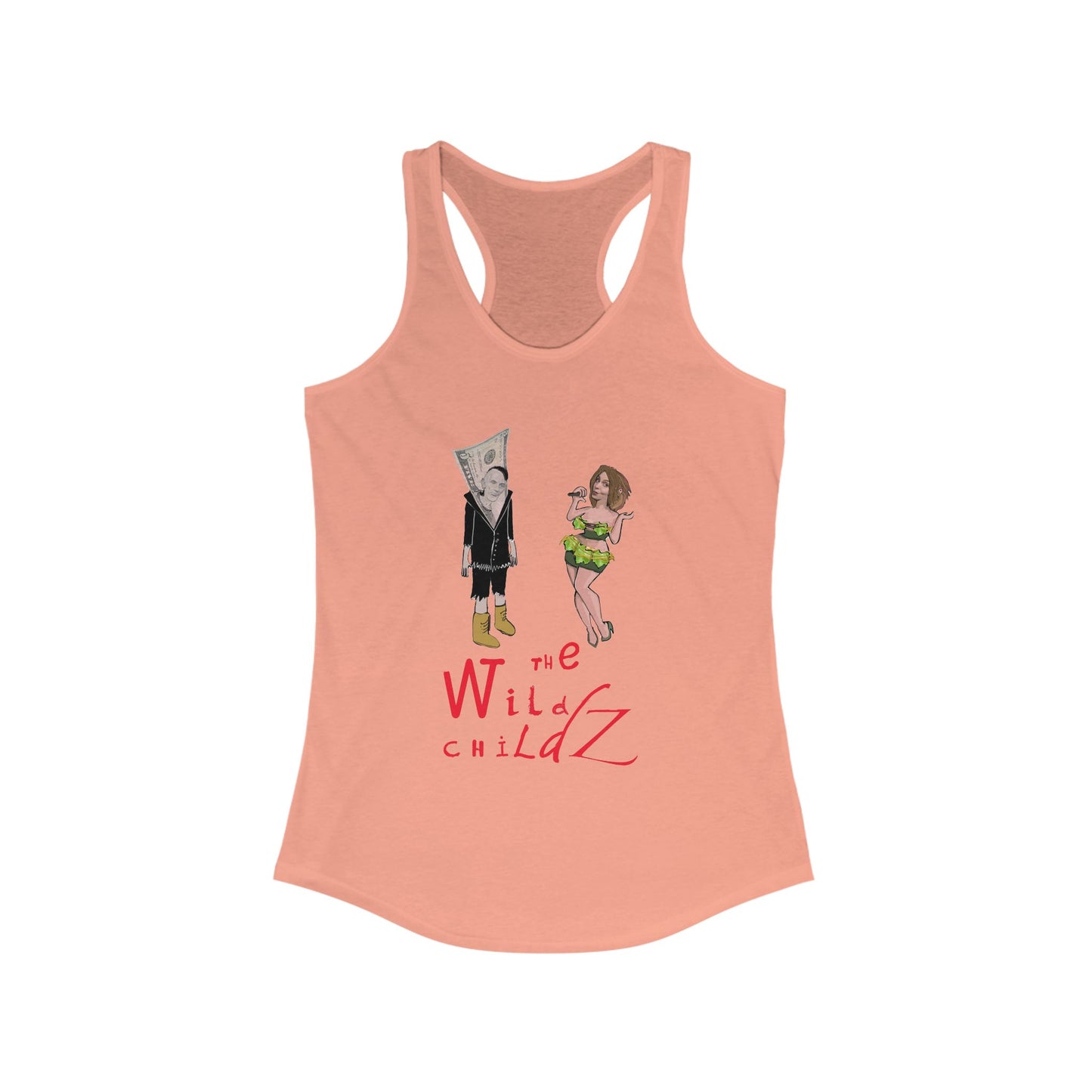 Women's Ideal Racerback Tank the wild child band gipsy punk