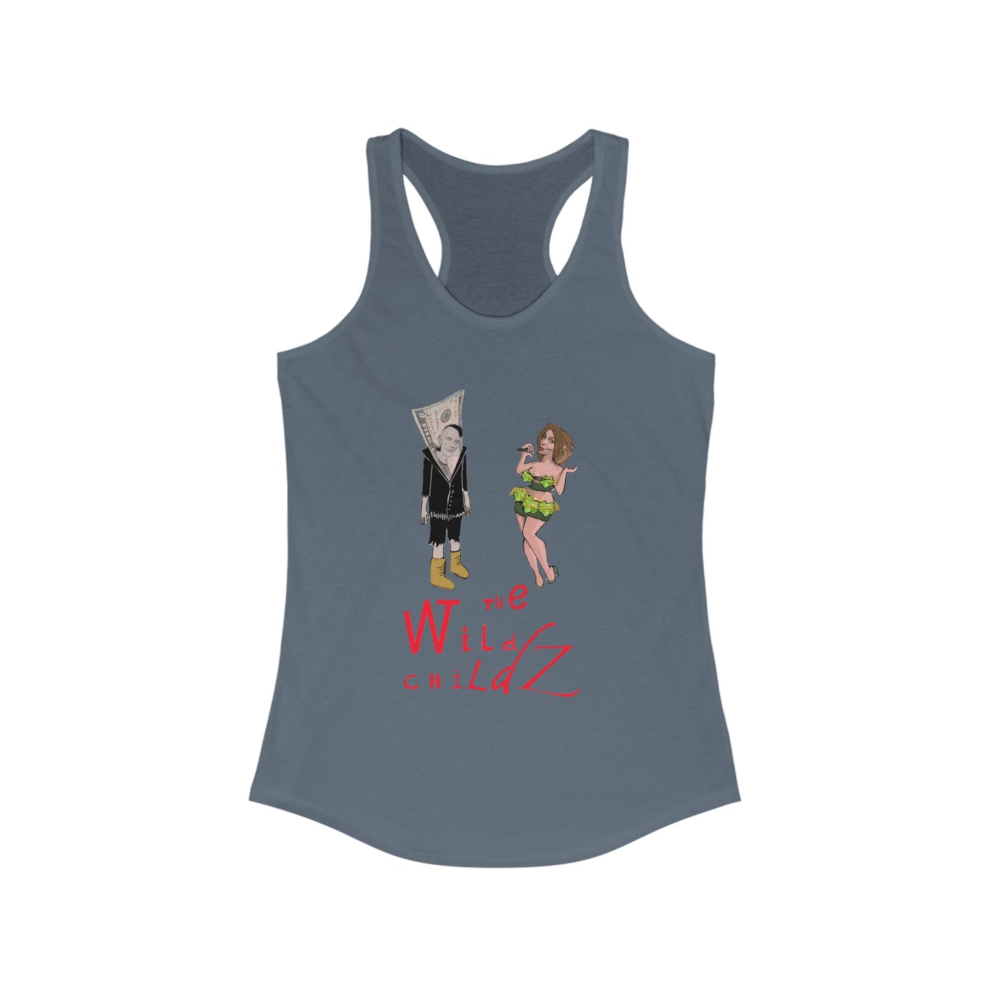 Women's Ideal Racerback Tank the wild child band gipsy punk