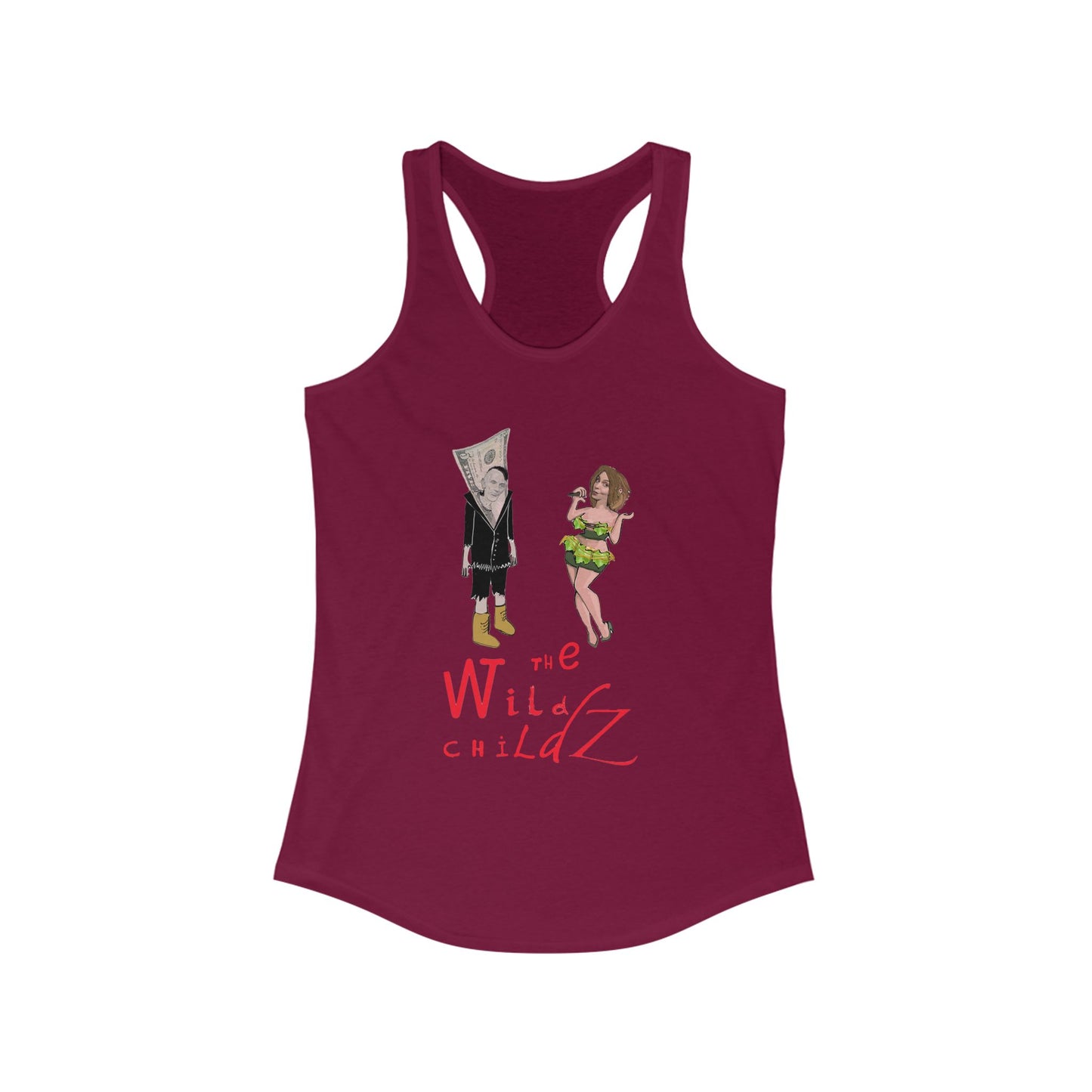 Women's Ideal Racerback Tank the wild child band gipsy punk