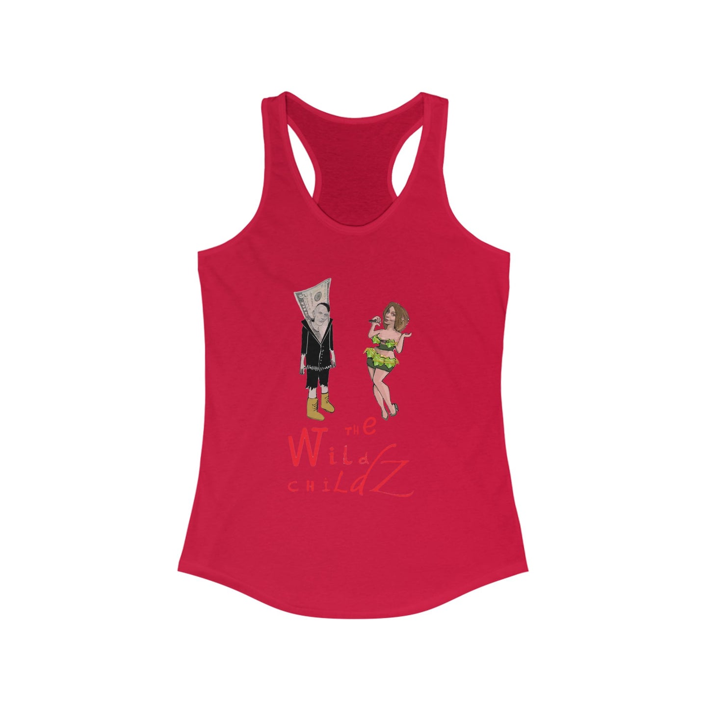 Women's Ideal Racerback Tank the wild child band gipsy punk